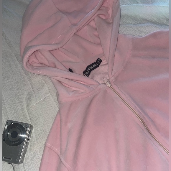 ☆ Y2K PRETTY LITTLE THING (PLT) PINK VELOUR SET ☆ - Picture 2 of 5